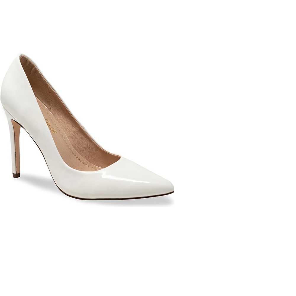 🌹🌹Absolutely Gorgeous Size 10 White Heels Height  3-4”Comfortable Casual